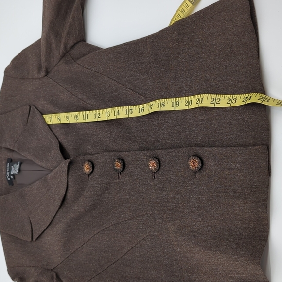 ETCETERA Brown Wool Blazer | Vintage Style - Picture 6 of 12